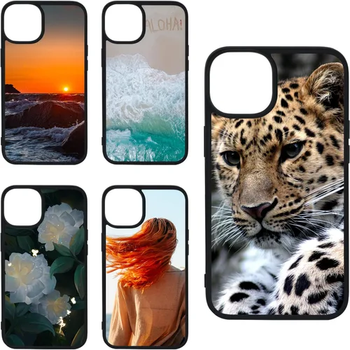 Vista 18 de 5 fundas para teléfono de sublimación para iPhone 11 de 6.1 pulgadas, fundas de teléfono imprimibles para teléfono personalizadas, fundas
