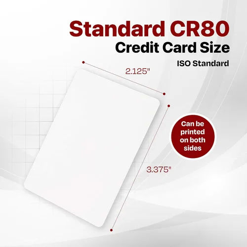 Vista 10 de CR80 30 Mil Calidad Gráfica Paquete de 500 Tarjetas de PVC