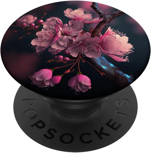 Vista 6 de Diseño de flor de cerezo japonés para PopSockets MagSafe PopGrip para iPhone