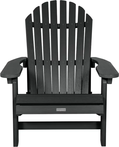 Vista 4 de Highwood Hamilton Adirondack - Silla plegable y reclinable, King Negro