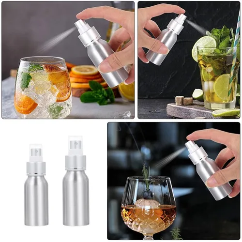 Vista 5 de Kichvoe Atomizador de cóctel atomizador atomizador recargable para vino, Martini y perfume, niebla fina portátil para el hogar, bar, fiesta, viajes