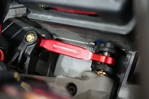Vista 3 de Aleación de aluminio servo dirección varilla de acoplamiento para Traxxas X-Maxx X MAXX 6S 8S azul