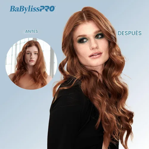 Vista 6 de BaBylissPRO Varita rizadora ovalada de titanio nano para todo tipo de cabello