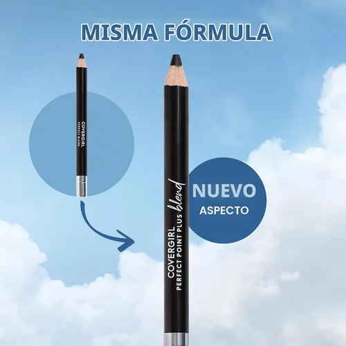Vista 5 de COVERGIRL Perfect Blend Lápiz Delineador de Ojos, Negro Marrón .03 oz (850 mg) (El empaque puede variar)