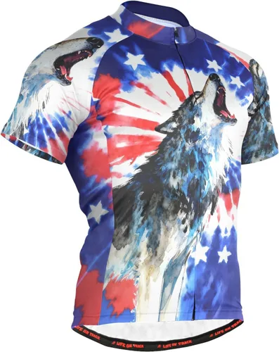 Vista 17 de Camiseta de ciclismo de manga corta para hombre Multi-Color 1