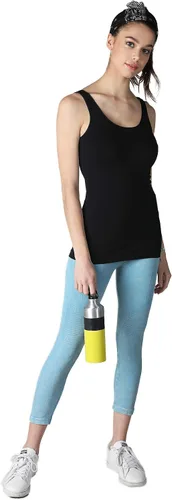 Vista 4 de NIKIBIKI Playera sin costuras clásica premium para mujer, fabricada en EE. UU., talla única
