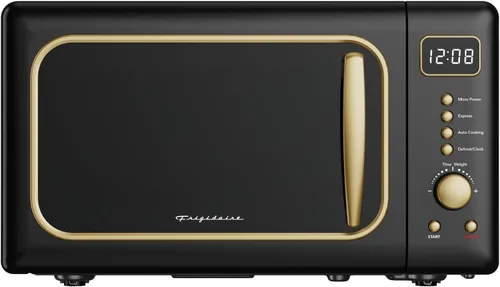 Vista 10 de FRIGIDAIRE EMW788RETRO - Microondas retro de 0.7 pies cúbicos, oro rosa