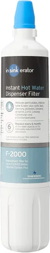 Vista 5 de InSinkErator Wave - Sistema dispensador instantáneo de agua fría y caliente, grifo y tanque, níquel satinado, HC-Wave-SN y F-2000, 1 unidad