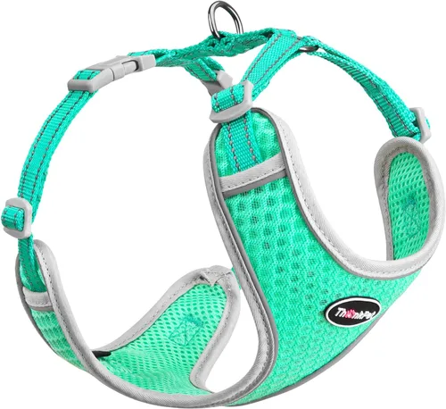 Vista 10 de ThinkPet Arnés de ventilación reflectante transpirable suave sin tirones para cachorros, chaleco de ventilación para cachorros pequeños y medianos