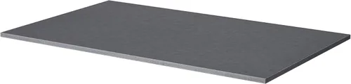 Vista 21 de 36x20 pulgadas Mesa Negra Universal, Escritorio Sólido de Una Pieza, Encimera Reversible de Melamina, Dobles Escritorios, L-Escritorio DIY