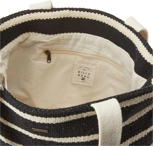 Vista 5 de Billabong Totally Rad - Bolsa de mano para mujer, 100% algodón, color negro, uno, Negro, talla única