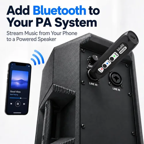 Vista 4 de 6dot35 - Receptor Bluetooth con salida TRS de 1/4" de 6,35 mm