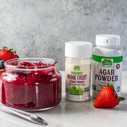 Vista 4 de NOW Foods, Agar en polvo, sustituto vegano de gelatina, 5 onzas