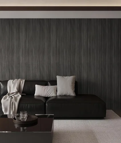 Vista 8 de Papel de contacto de madera, papel de contacto de grano de madera gris para armarios, encimeras, papel tapiz autoadhesivo impermeable, decoración