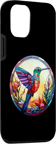Vista 3 de Funda para iPhone 14 con diseño de colibrí lindo para amantes del pájaro del colibrí