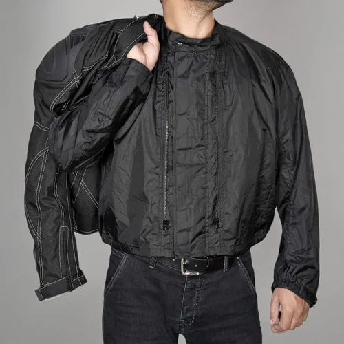 Vista 10 de WICKED STOCK Chaqueta de motocicleta para hombre, motociclismo, deportes de potencia, equipo de equitación, motocross, carreras, aventura