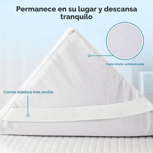 Vista 8 de SINWEEK Cubrecolchón de espuma viscoelástica de gel de 2 pulgadas, tamaño individual, almohadilla ventilada de alta densidad para dolor corporal