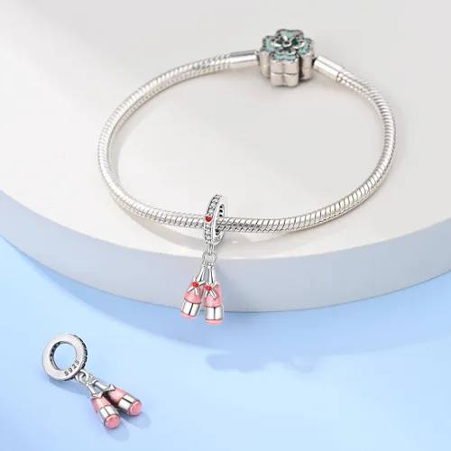 Vista 121 de LNQOBU Happy Life - Colgante para pulseras de abalorios, plata de ley 925 para mujer (con un espaciador de cuentas)