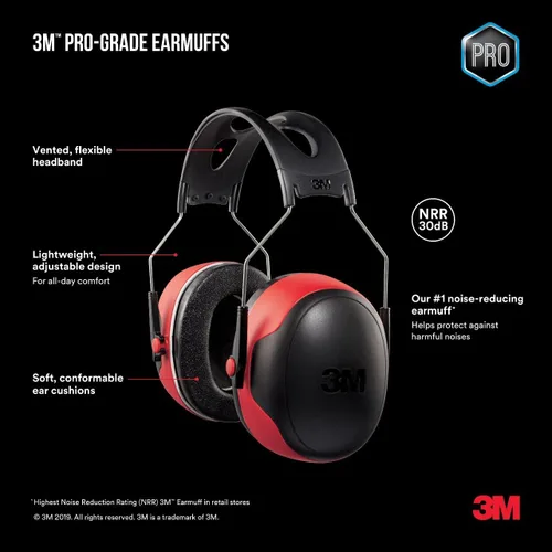 Vista 12 de 3M Orejeras de grado profesional, reducción de ruido