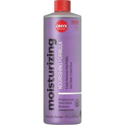 Vista 13 de Onyx Professional Removedor de esmalte de uñas con aroma de coco con lima de uñas, 16 oz, Removedor de esmalte de gel de máxima potencia