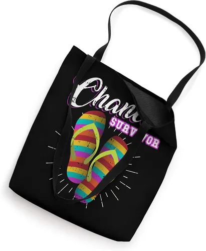 Vista 2 de Chancla Survivor Slipper Rainbow Funny Mexican Mom Broma Bolsa de regalo