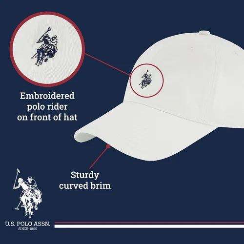 Vista 4 de US Polo Assn Small Pony Logo Baseball Hat Washed Twill Cotton Adjustable Cap