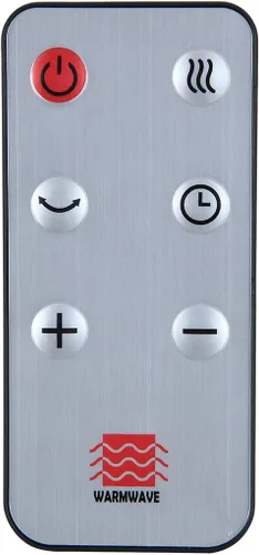 Vista 5 de Calefactor de cerámica oscilante digital de lujo de 30 pulgadas con termostato ajustable, control remoto y protección de seguridad