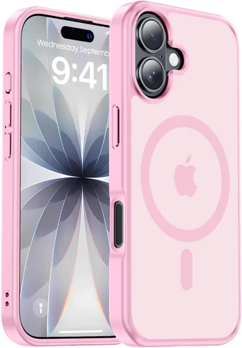 Vista 142 de Funda magnética para iPhone Air con protector de lente de cámara, protección grado militar de 10 pies, compatible con funda MagSafe Slim para iPhone