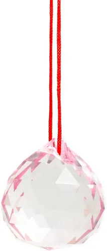 Vista 5 de Pelota de cristal para Feng Shui, estilo clásico, 30 mm, rosa