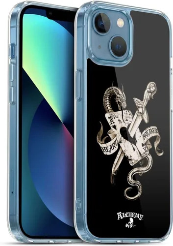 Vista 86 de Head Case Designs Funda de gel con licencia oficial de Alchemy Gothic 13 Dagger Illustration [protección de grado militar] compatible con Apple