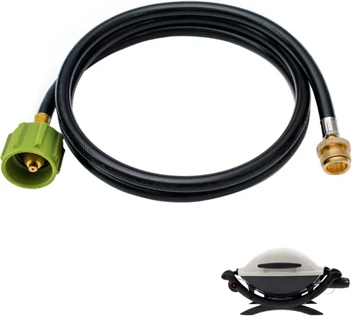 Vista 10 de Manguera Adaptadora de Propano de 1 lb a 20 lb y Ensamblaje Regulador de Plancha C001 de Reemplazo para Accesorios Coleman Roadtrip LXX LXE LX Party
