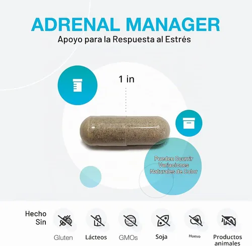 Vista 6 de XYMOGEN Adrenal Manager, 120 Cápsulas
