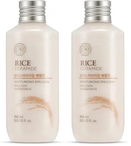 Vista 9 de The Face Shop Emulsión Hidratante de Ceramidas de Arroz - Extracto de Arroz - Loción Facial Ligera - Iluminadora - Hidratante que Combate
