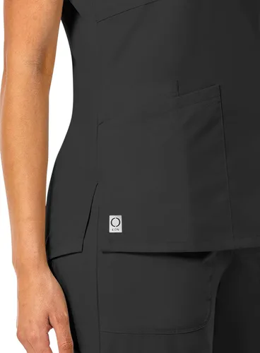 Vista 3 de Maevn Top cruzado con panel de malla EON para mujer
