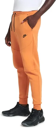 Vista 2 de Nike Hombre Sportswear Hot CurryBlack Tech Fleece Jogger - XL, Naranja