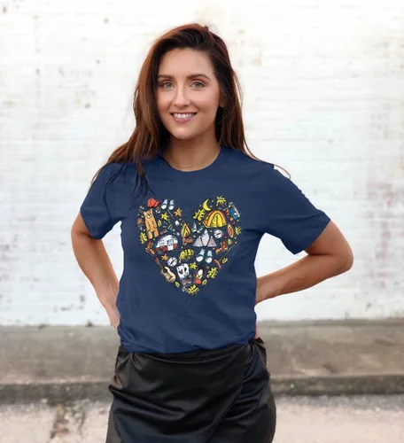 Vista 4 de FASHGL Camiseta de senderismo para mujer, divertida camiseta gráfica de montaña, linda camiseta de regalo para cámper, camisas casuales de vacaciones