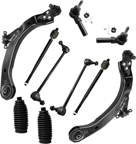 Vista 209 de Detroit Axle - Kit de suspensión delantera de 10 piezas para Chevrolet Trailblazer GMC Envoy 2004-2007 2005 2006 Soportes de brazo de control