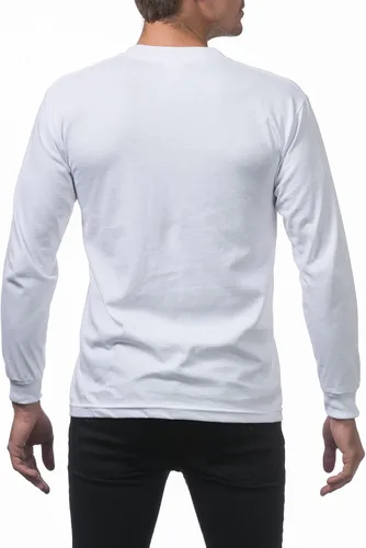 Vista 2 de Pro Club Camiseta de manga larga de algodón cómodo para hombre