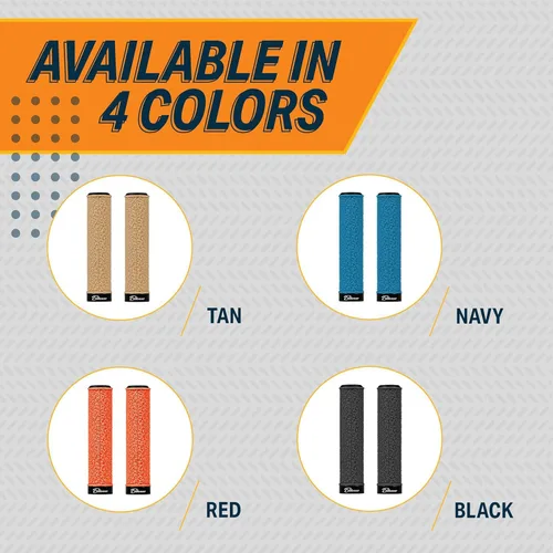 Vista 7 de Bikeroo MTB Handlebar Grips - Bicycle Replacement Accessories W/Lock-On Non-Slip Collars & Aluminum Stability Caps - Textured Comfort Design for