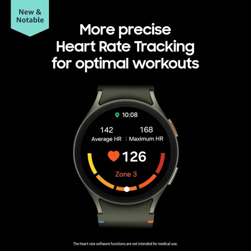 Vista 2 de SAMSUNG Galaxy Watch 7 1.732 in LTE AI Smartwatch + banda gratis, puntaje de energía, consejos de bienestar, seguimiento de frecuencia cardíaca
