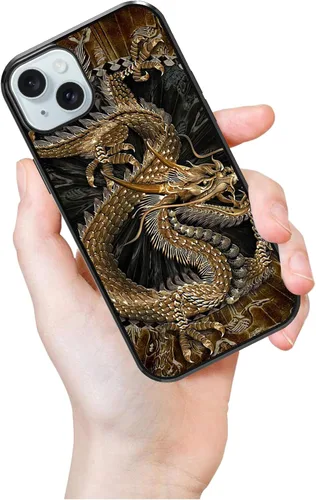 Vista 90 de Funda para iPhone Air - Dragón dorado chino