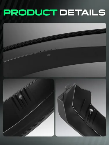 Vista 10 de YHTAUTO Guardabarros Estilo de Fábrica OE con Kit de Herrajes de Repuesto para Dodge Ram 1500 2009-2018, Ram 1500 Classic 2019-2022, Protector