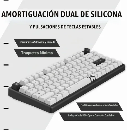 Vista 7 de ARBITER Polar 75 - Teclado magnético para juegos, disparador rápido con SOCD Super Tap, marco de aluminio CNC, interruptores de efecto Hall Gen 2