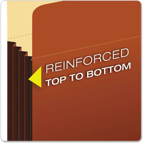 Vista 5 de Globe Weis Pendaflex - Bolsillos expandibles para archivos, marrón (PFXC1534GHD), letra
