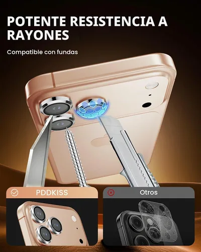 Vista 4 de PDDKISS Paquete de 2 protectores de pantalla de privacidad para iPhone 17