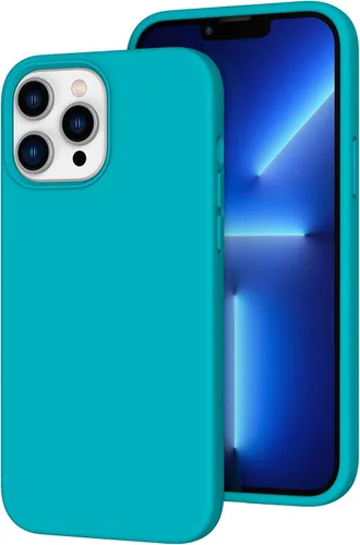 Vista 77 de Funda de silicona líquida compatible con iPhone 12 Pro Max 6.7 pulgadas, funda de gel de protección completa con forro de microfibra, funda