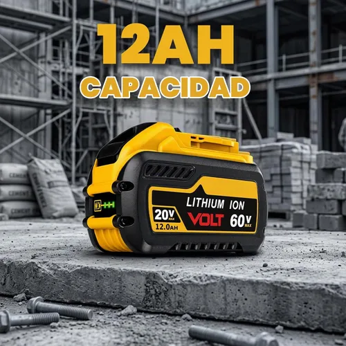 Vista 2 de Batería de repuesto 12ah 60v compatible con herramientas DeWalt 20v 60v, 2