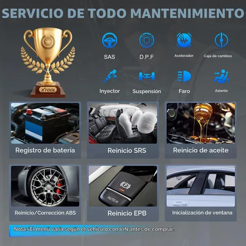 Vista 4 de XTOOL IP500 para escáner BMW OBD2, herramienta de escaneo bidireccional de sistemas completos con ECU C0ding, herramienta de registro de batería