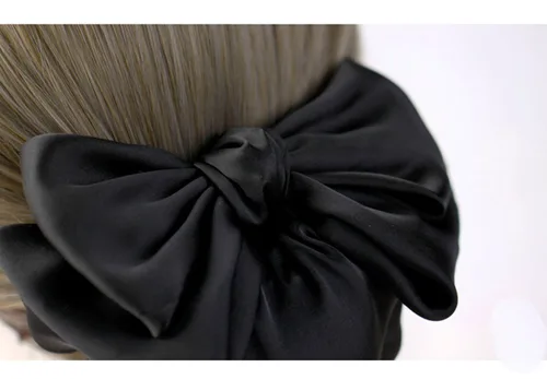 Vista 4 de Funda para moño para el cabello con redes de pelo para moños, pasador de cinta con moño de red, cubiertas profesionales para moño para mujeres