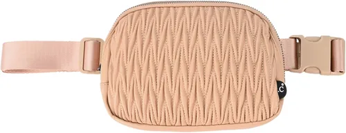 Vista 29 de C.C Bolsa de cintura para mujeres – Riñonera acolchada cruzada para el cuerpo con correa ajustable, idea de regalo de moda, Ajuste regular